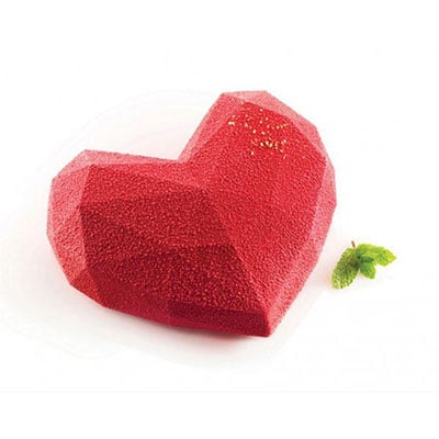 MAISON-HOTELIERE-SILIKOMART-MOULE-COEUR-ORIGAMI-GATEAU-BISCUIT