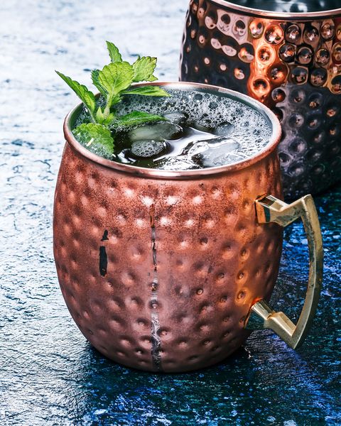 chope cuivre menthe